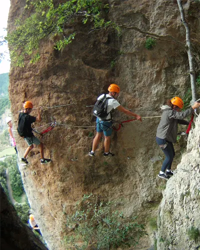 Via ferrata Sorrosal Broto Pyrénées