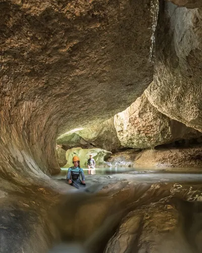 Canyoning Agua-Cool, ambiance ludique